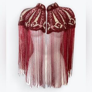 Merlot Fringe Cape